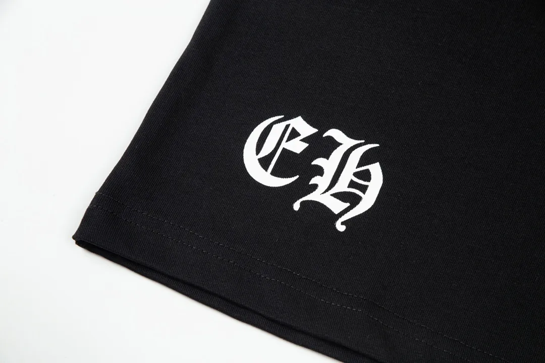 Chrome Hearts/ Logo Same Style T Versatile : Black Size：XS~L